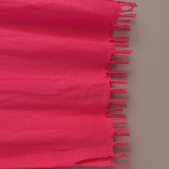 LILLY PULITZER Mini Ramona Fringe Long Sleeve Sweater in Barbie Pink - Picture 9 of 12